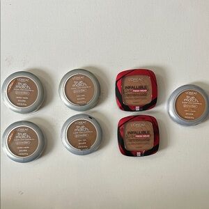 7x L'Oreal True Match and Infallible Makeup Collection